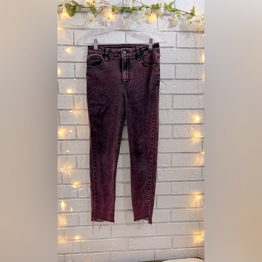Wild Fable Acid Wash Dark Rose Jeans | Size 6